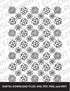 Variety Blossoms Pattern 1, Various Sizes + Digital Download