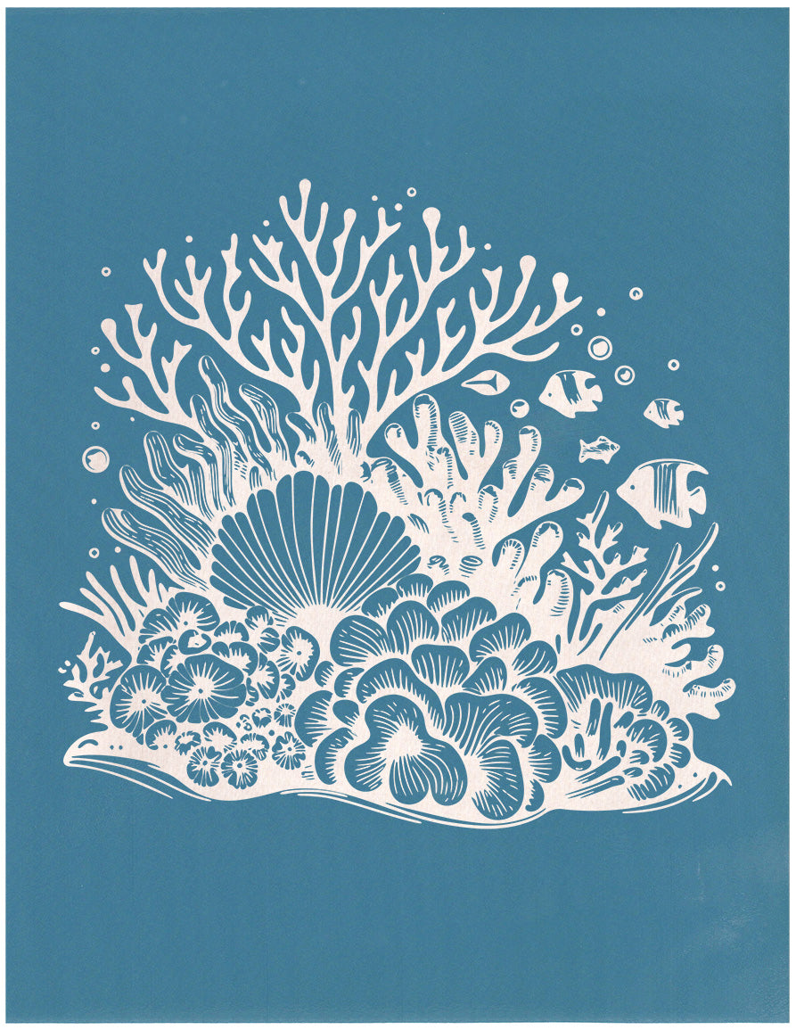 Coral Reef, 8.5"x11" + Digital Download