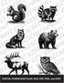 Forest Animal Pack, Regular Size + Digital Download