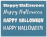 Happy Halloween Word Pack 2, 8.5"x11"