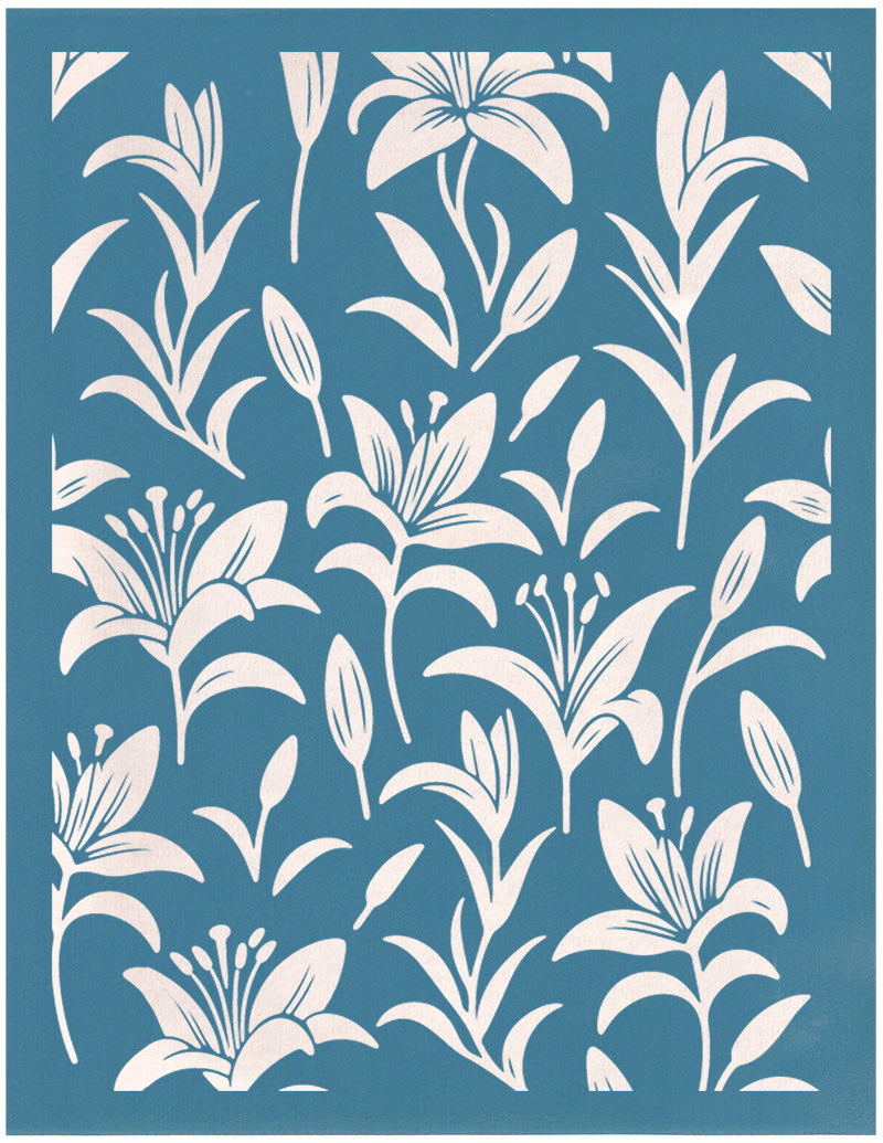 Lilies Pattern, Various Sizes + Digital Download