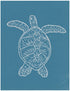 Sea Turtle Line Art, Various Sizes + Digital Download
