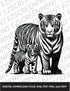 Tiger and Cub, Various Sizes + Digital Download