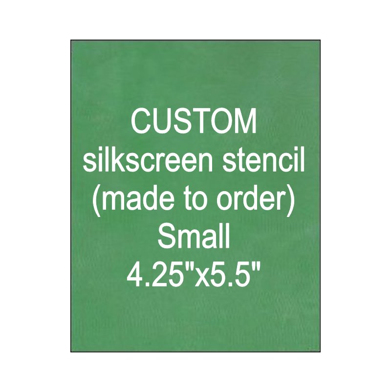 DIY T-Shirt Screen Print Custom Stencils, Preburned Silkscreen