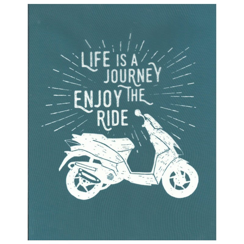 Life is a Journey Electric Scooter DIY Screen Print Stencil
