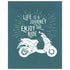 Life is a Journey Electric Scooter DIY Screen Print Stencil