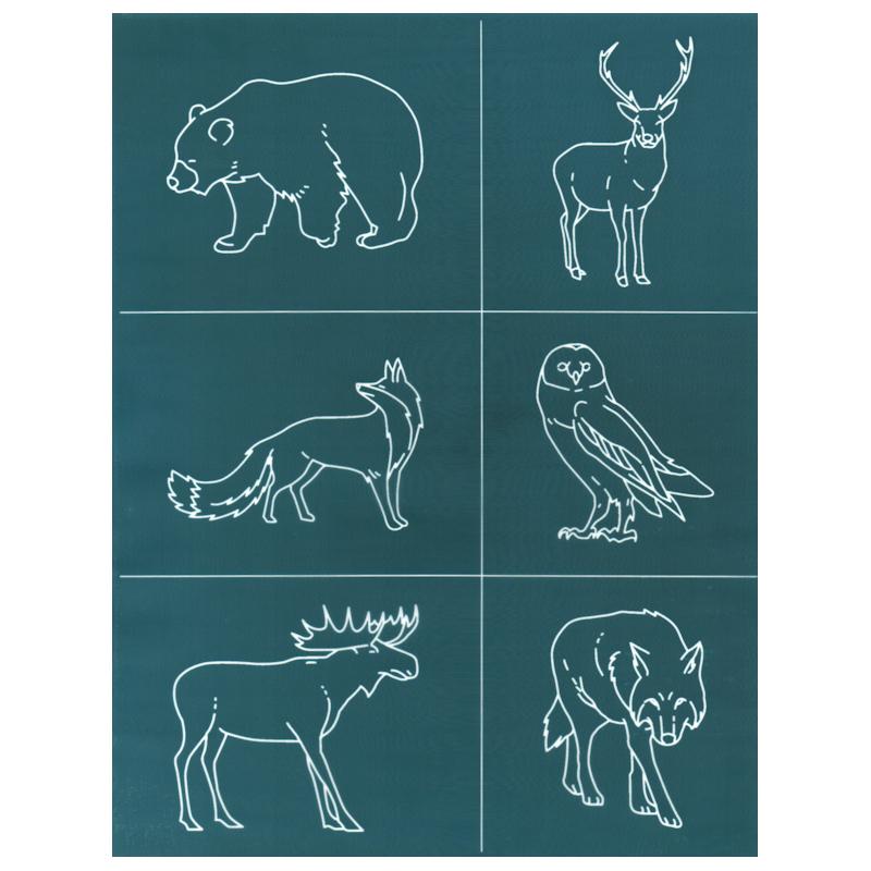 DIY Silk Screen Printing Design Stencil, Forest Animals Set – EZScreenPrint diy-silk-screen-printing-design-stencil-forest-animals-set-ezscreenprint