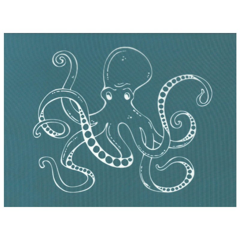 DIY Designer Silkscreen Printing Stencil, Ocean Animals Sea Life Octopus
