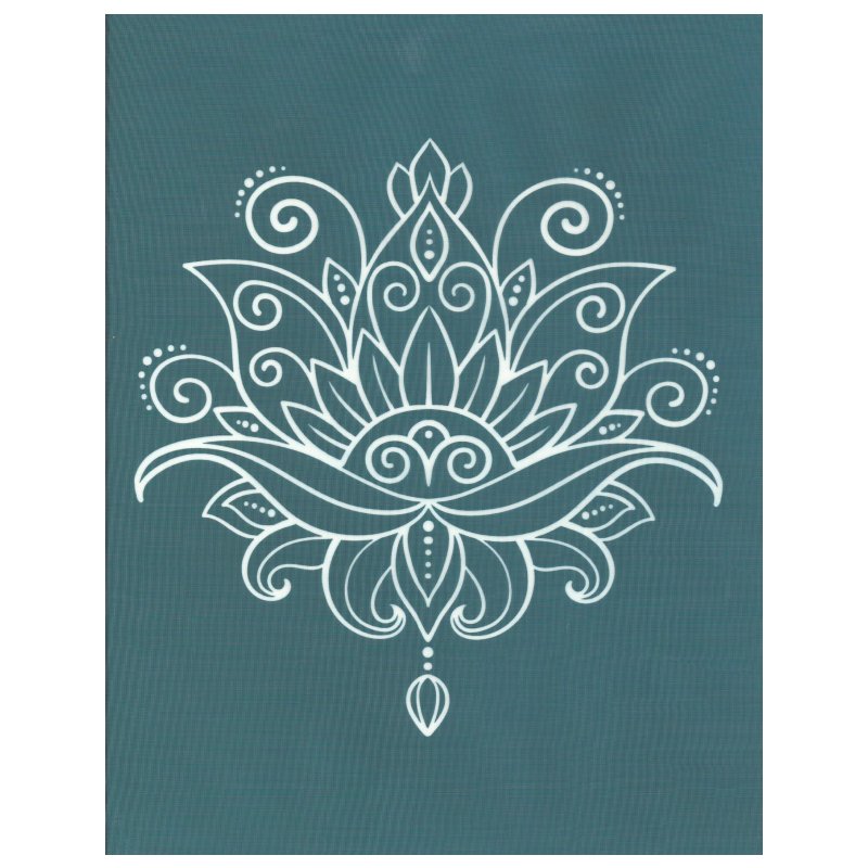 DIY Screen Printing At Home Silk Screen Stencil Lotus Flower