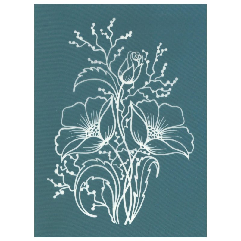 Ready To Use DIY Silk Screen Print Stencil, Flower Assortment Design –  EZScreenPrint