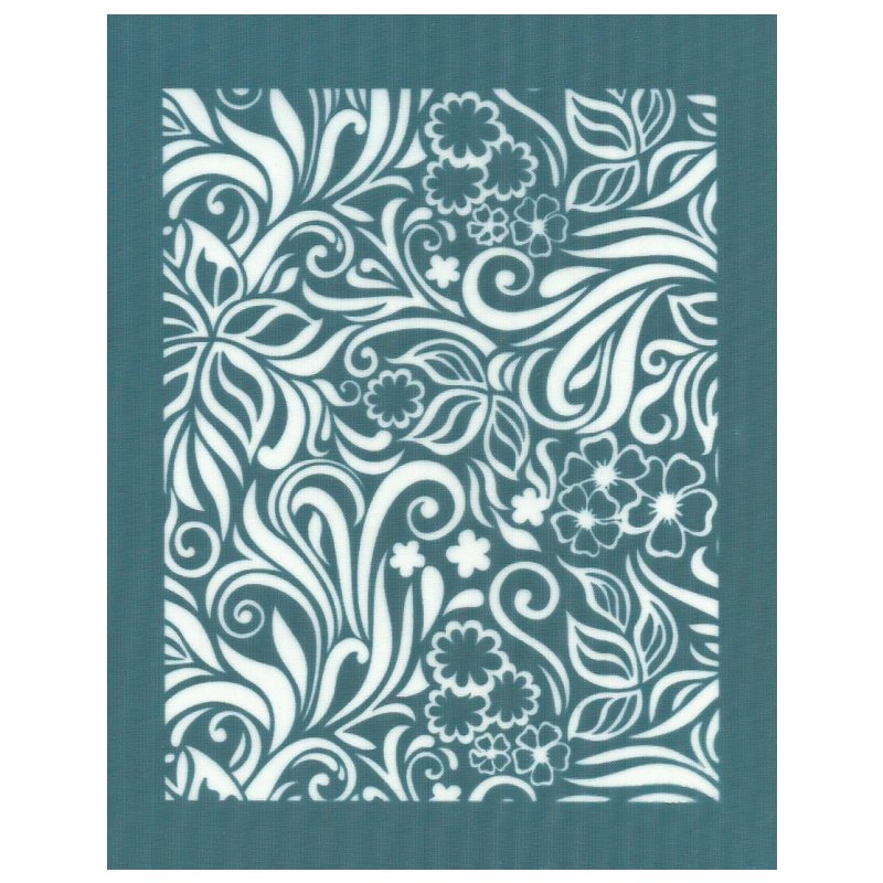DIY Screen Printing Whimsical Floral Ready to Use Silk Screen Stencil