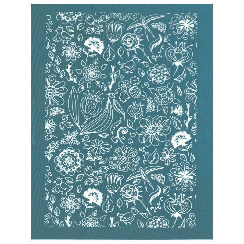 DIY Designer Silk Screen Printing Stencil, Springtime Pattern – EZScreenPrint how-to-screen-print-guide-flower-garden-bundle-free-download