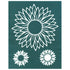Sunflower Design Silkscreen Print Stencil