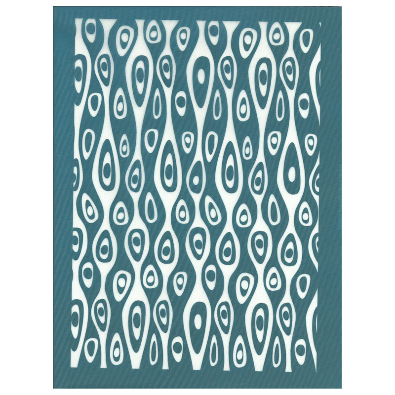 Retro Shapes Design Silk Screening Stencil