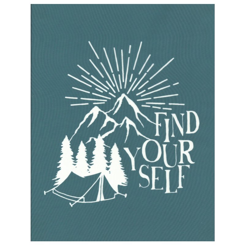 tent stencil DIY T-Shirt Screen Printing Find Yourself Camping Silk Screen Stencil Small