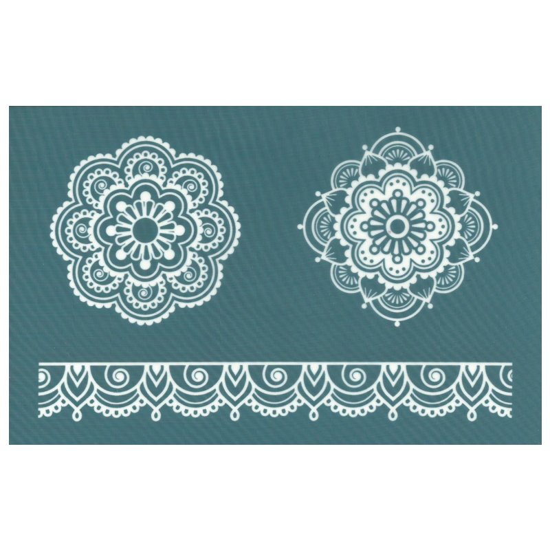 Silk Screen Print Stencil Polymer Clay Mandalas Mehndi Lace