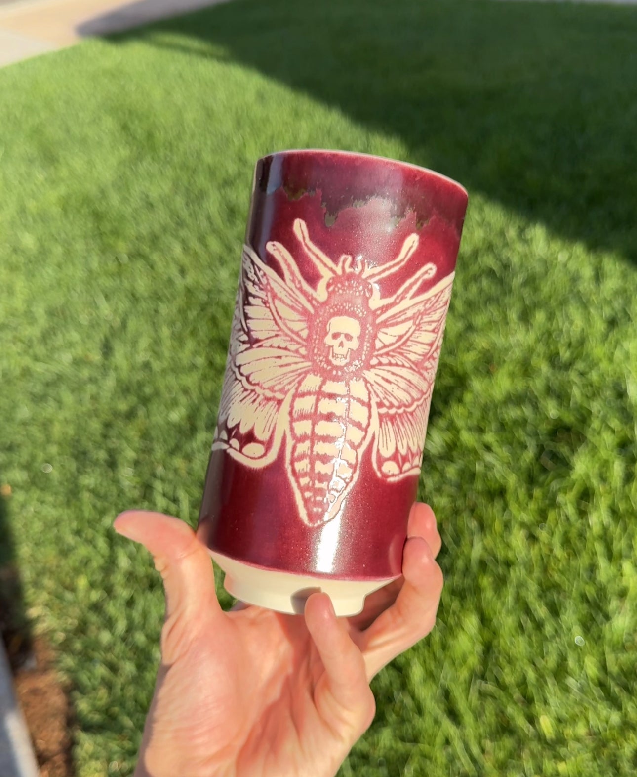 Printing with Glaze onto Bisque Ware Pottery!