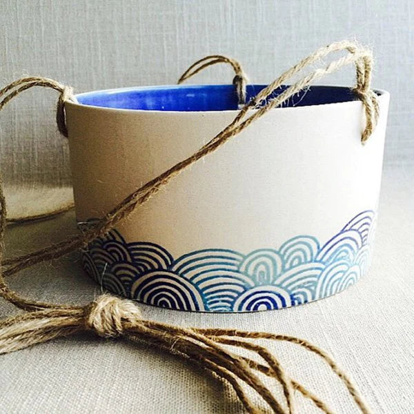DIY Screen Printing on Ceramic Planters