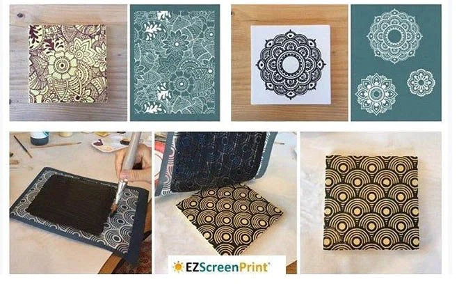 Ready-To-Use Silk Screen Stencils