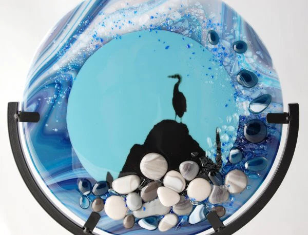 DIY Screen Printing on Fused Glass Art