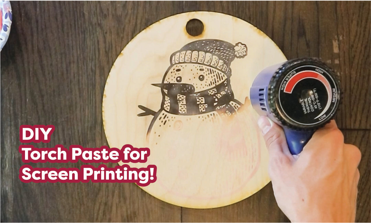 Homemade Torch Paste for a Cool Wood-burned Look!