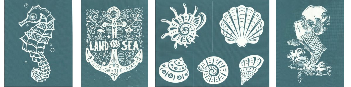 Ready-To-Use Stencils: Nautical