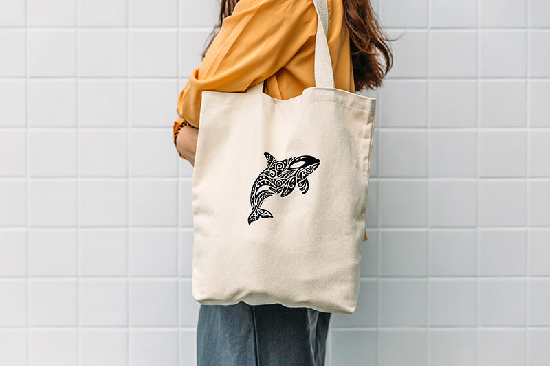 Patterned Orca, Various Sizes + Digital Download