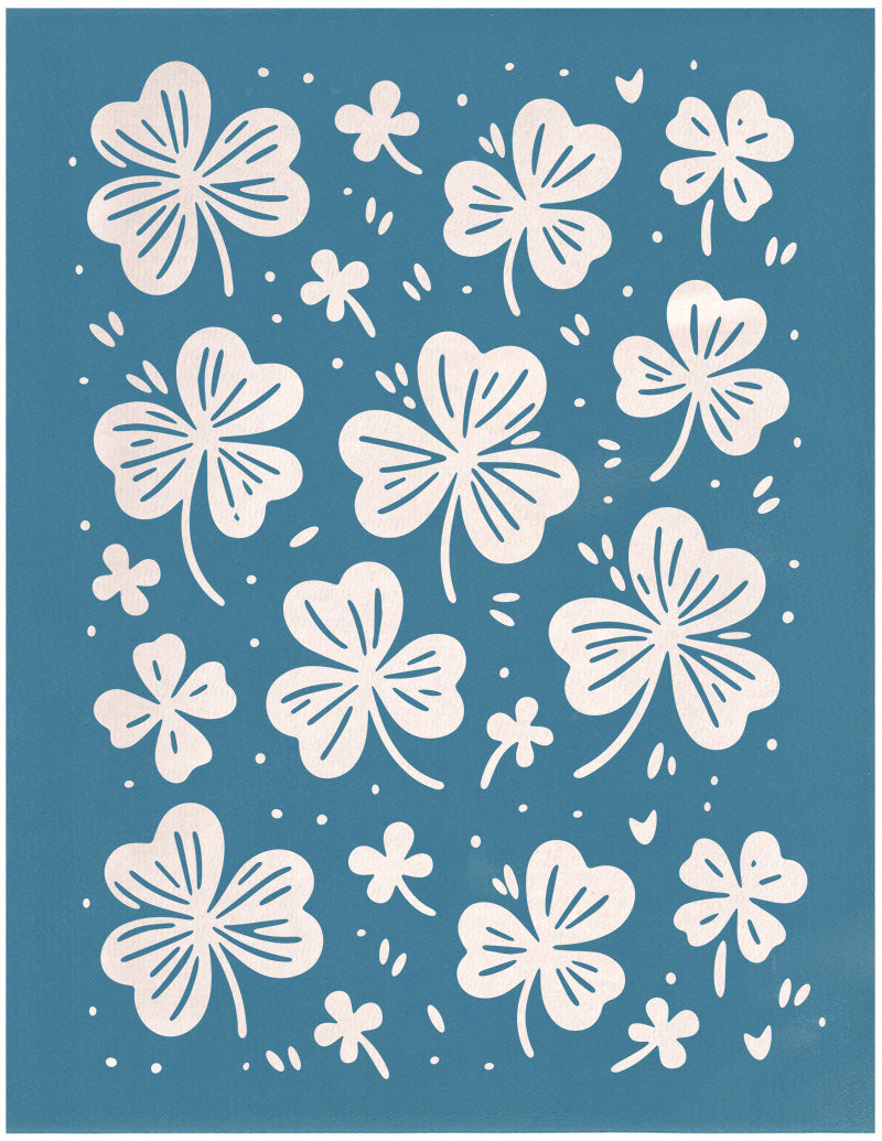 Cute Clover Pattern, Various Sizes + Digital Download
