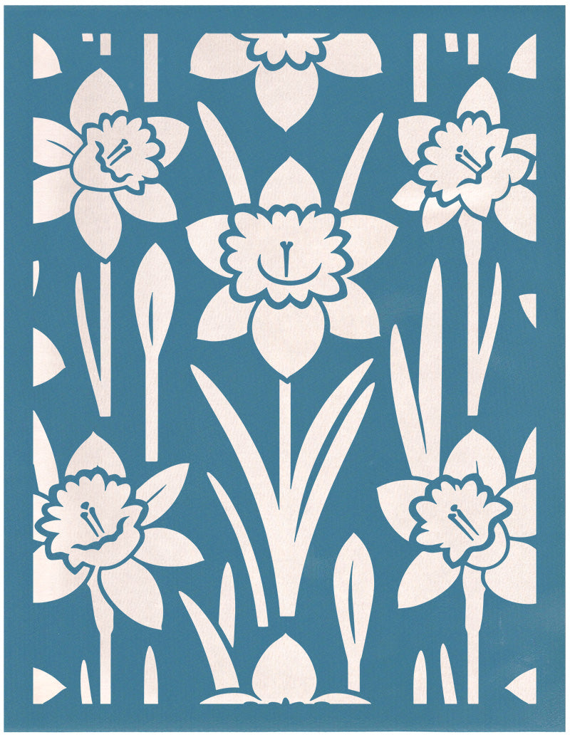 Daffodils Pattern, Various Sizes + Digital Download