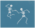 Dancing Skeletons 2, 8.5"x11"