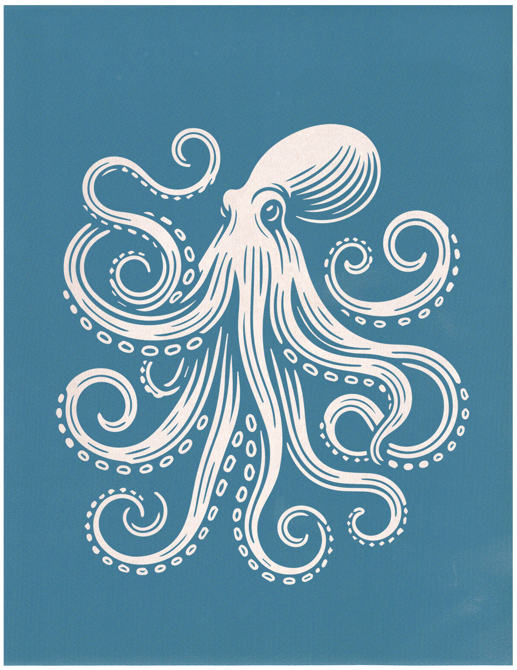 Decorative Octopus, Various Sizes + Digital Download