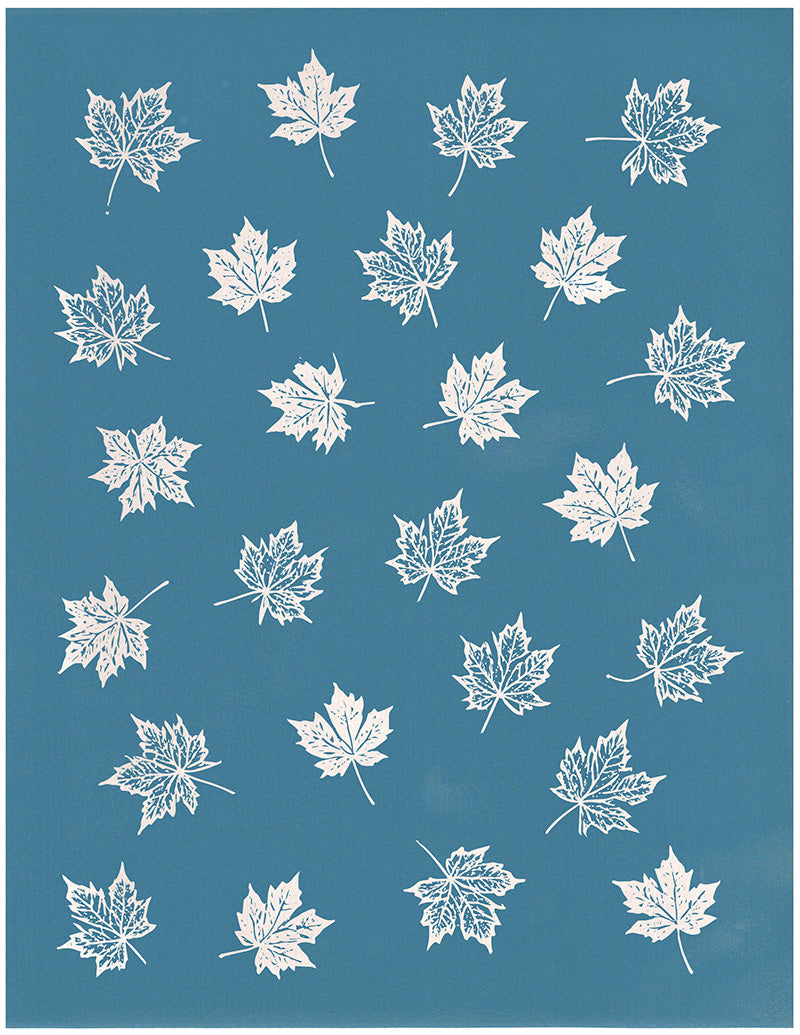 Fall Leaves Pattern, Various Sizes + Digital Download