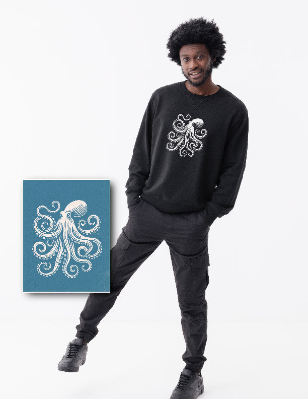 Decorative Octopus, Various Sizes + Digital Download