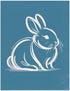 Doodled Rabbit, Various Sizes + Digital Download
