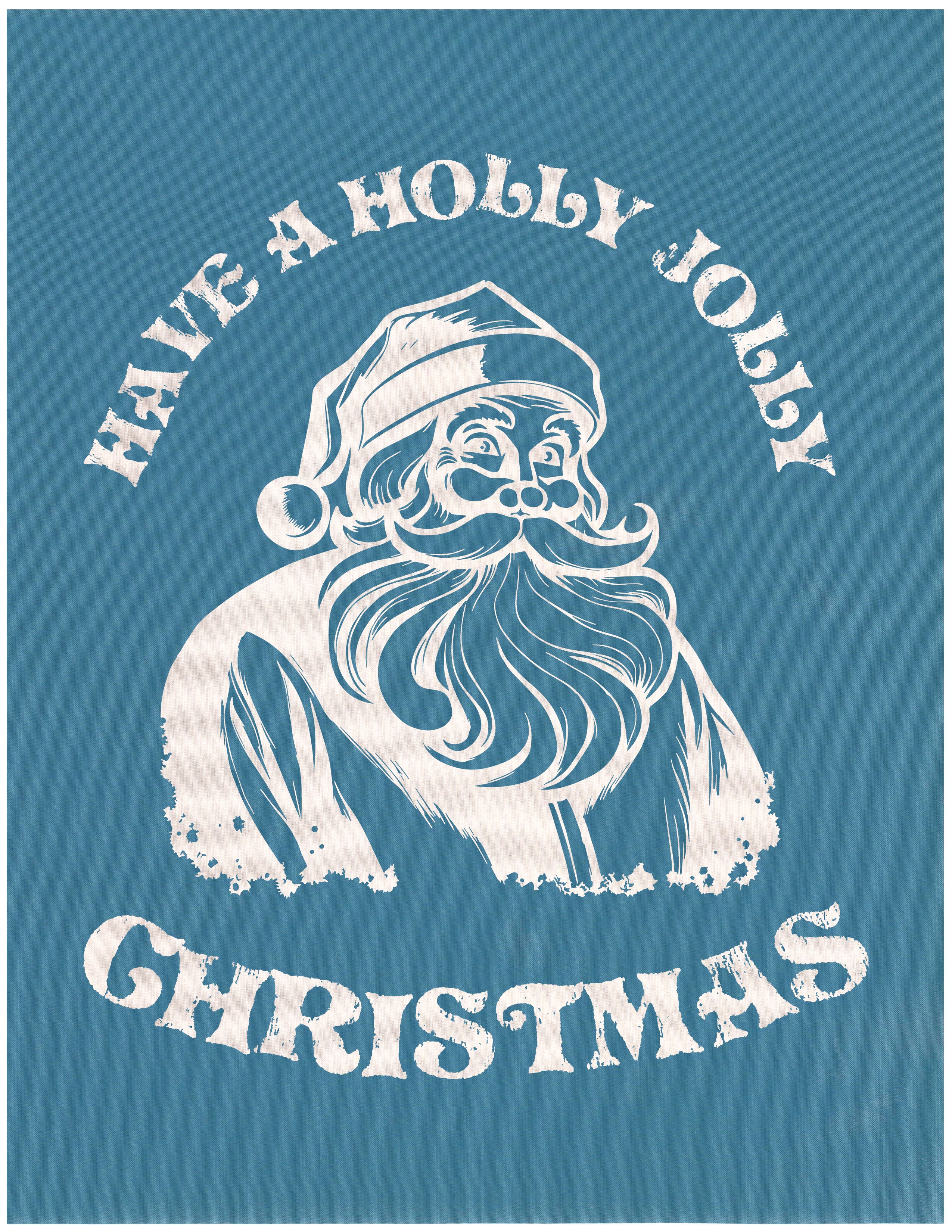 Holly Jolly Santa, Various Sizes + Digital Download