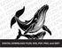 Humpback Whale Mother and Baby, Various Sizes + Digital Download