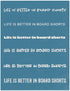 Life is Better in Board Shorts Phrase Pack, Various Sizes + Digital Download