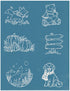 Autumn Illustrations Set 1, 8.5"x11" + Digital Download