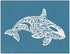 Patterned Orca, Various Sizes + Digital Download