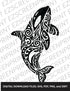 Patterned Orca, Various Sizes + Digital Download