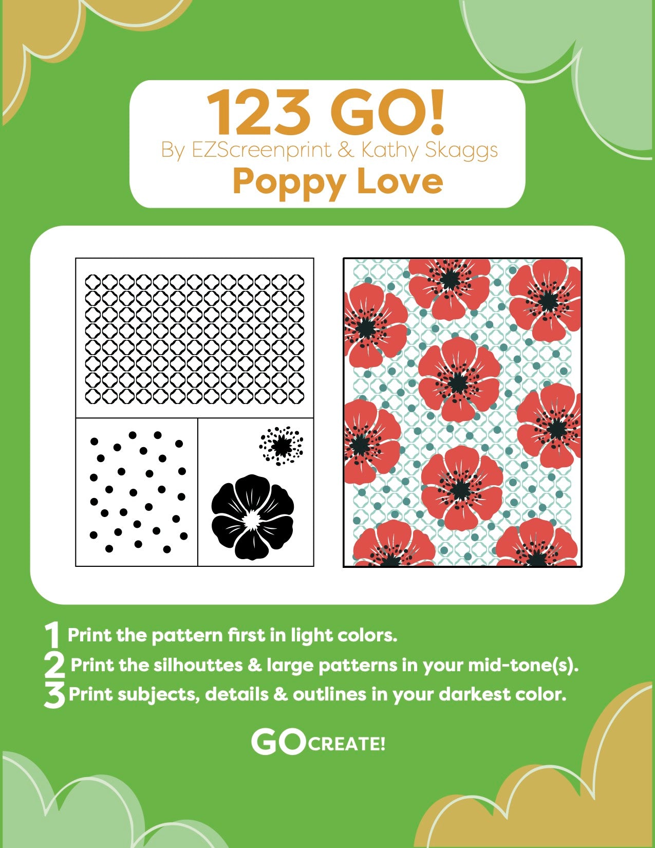 123GO - Poppy Love - Collaboration with Kathy Skaggs