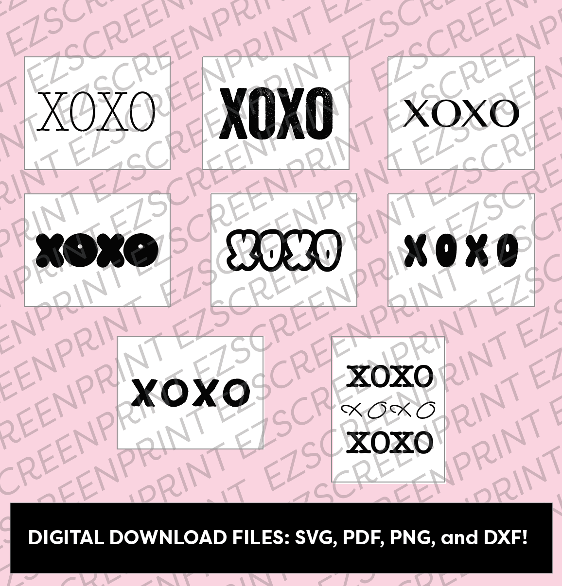 XOXO Digital Download Pack