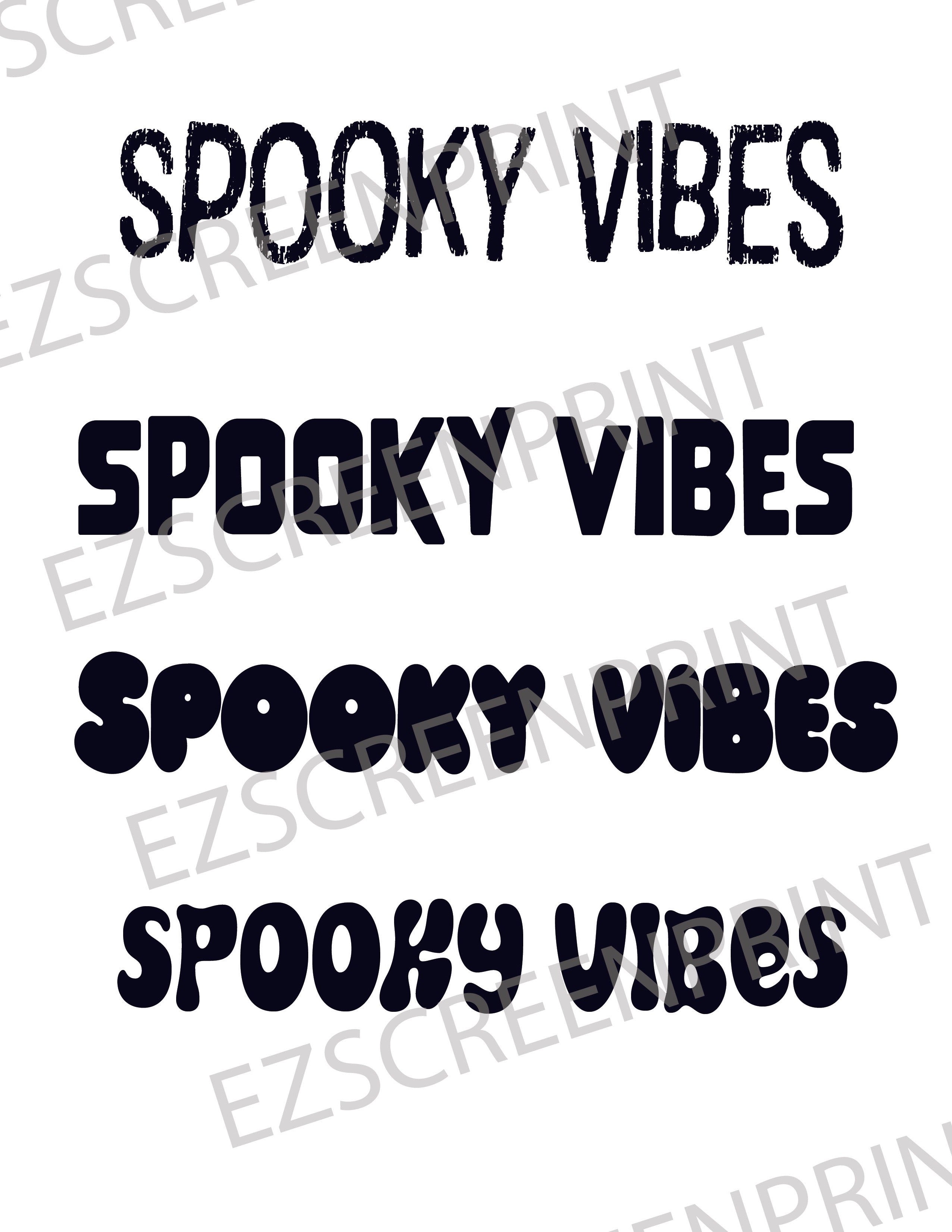 Spooky Vibes Pack, 8.5"x11"