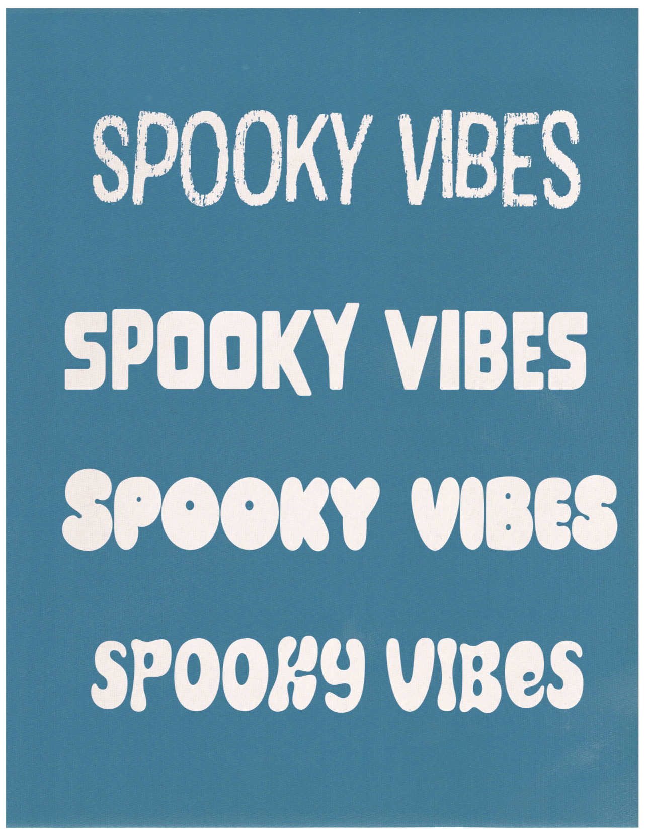 Spooky Vibes Pack, 8.5"x11"