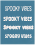 Spooky Vibes Pack, 8.5"x11"