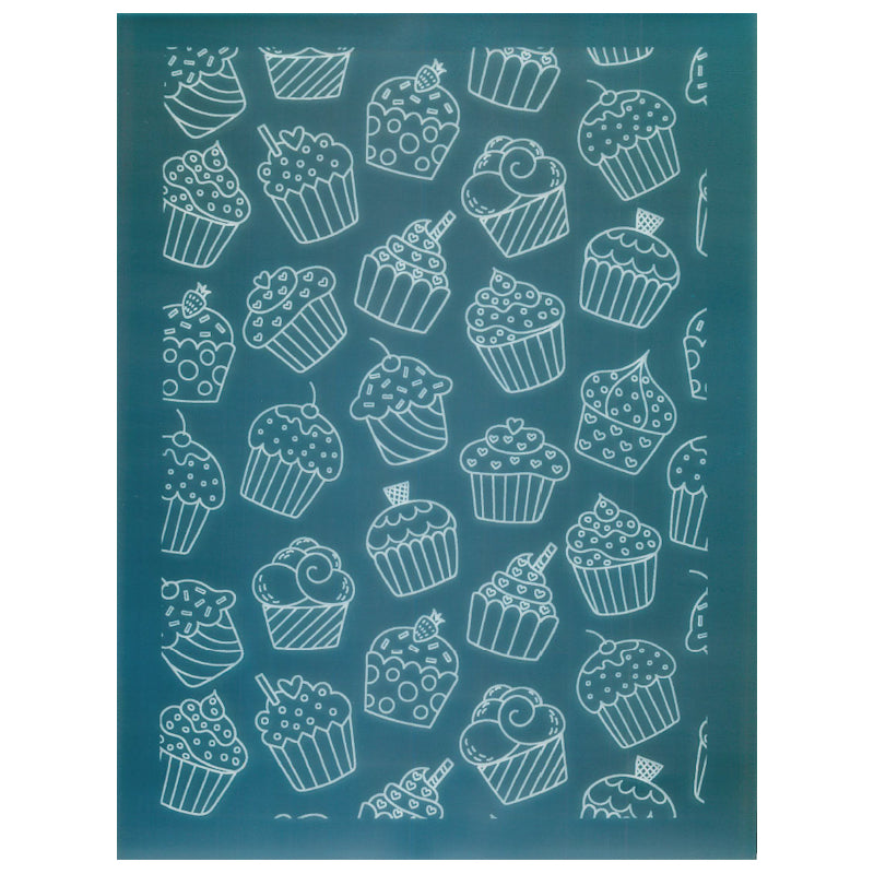 DIY Silk Screen Printing Designer Cupcake Pattern Stencil