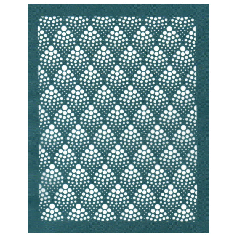 Halftone Gradient Design Stencil Pointillism Screen Print Pattern