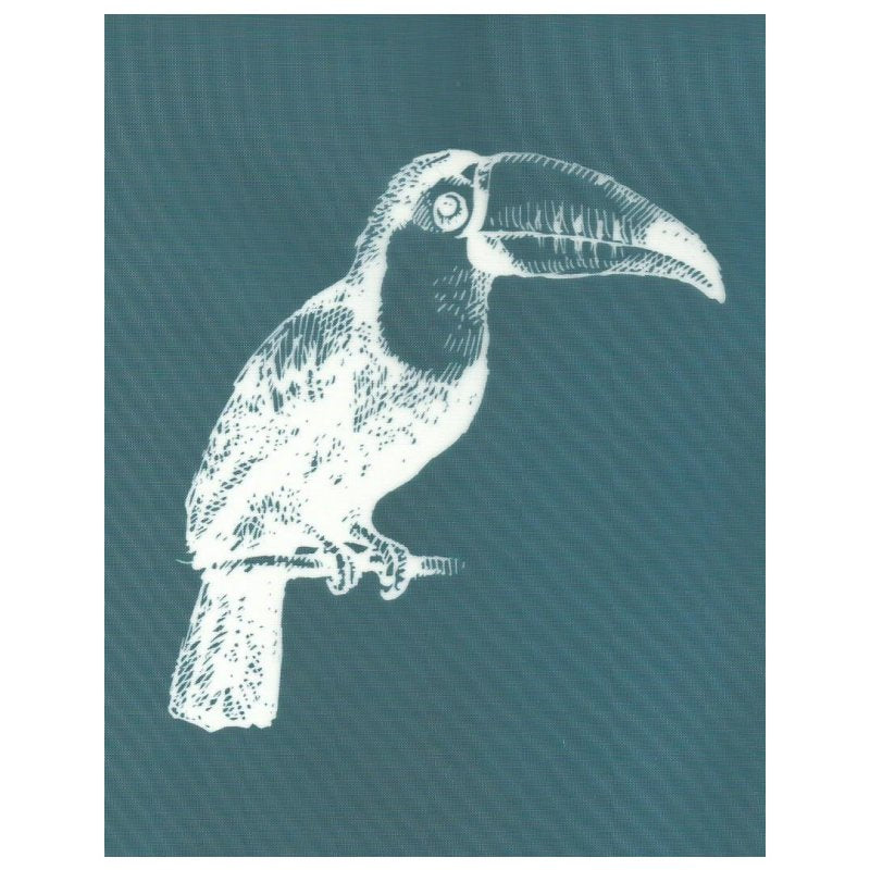 Designer Silk Screen Print Stencil, Tropical Bird Toucan
