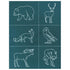 DIY Silk Screening Design Stencil Forest Animals Set