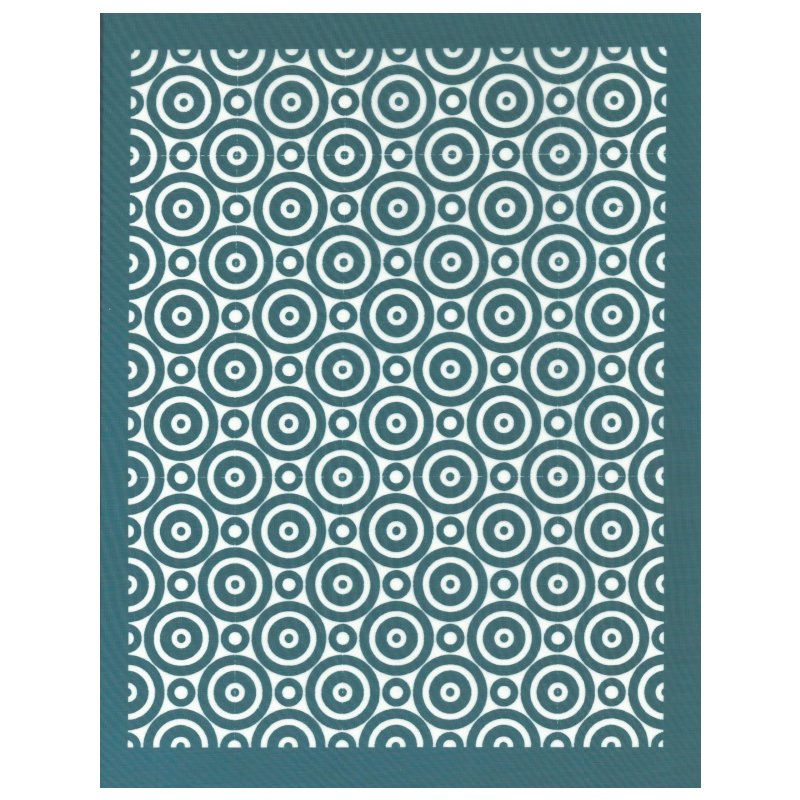Retro Circles Pattern Designer Silkscreen Print Stencil